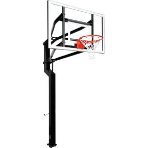 نظام كرة السلة Captain In Ground القابل للتعديل مع لوح خلفي زجاجي مقاس 60 بوصة وحافة مرنة in Kuwait