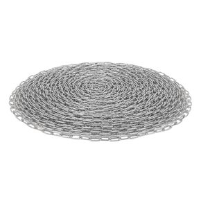 Houseables Chain Link, Small Chain, Galvanized Steel Metal, for Hanging, Hanging Plants, Bird Feeder, Picture, Light Duty, Stained Glass, Hobby, Lamp, Planters, Fixture, Basket, Pot, Ceiling, 50 Feet in Kuwait