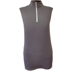 Tailored Sportsman Ladies Icefil Sleeveless Titanium/Silver Small in Saudi Arabia