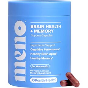 كبسولات مينو لصحة الدماغ + دعم الذاكرة - دعم يومي للأداء المعرفي والتركيز والشيخوخة الصحية للدماغ - مع الفوسفاتيديل سيرين والكرياتين وأوراق المريمية وهوبرزين أ - 30 وجبة in Kuwait