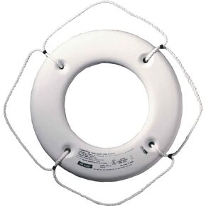 HS-24 W Hard Shell Series Life Ring - 24", White in Kuwait