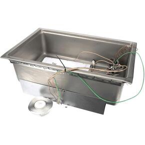 APW Wyott 3P-TM90DS-120 Genuine OEM Hot Food Well - 12 x 20 in. 120V 1200W with Drain & Thermostat Top Mount in Kuwait