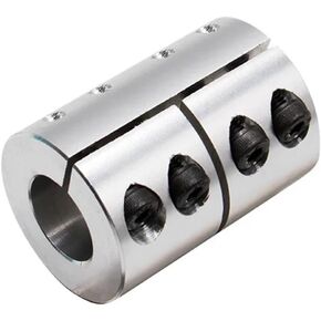 D40 L50 Aluminum Alloy Rigid Coupling High Precision Shaft Rod Coupler Clutch(18mm to 20mm) in Kuwait