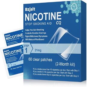 Step 3 Nicotine Patches, 7mg Quit Smoking Aids Patches, Helping Quit Patch, Each Patch Provides a 24-Hour Nicotine Transdermal Effect, 60 Counts Quit Smoking Stickers that Work 2 Months in Kuwait