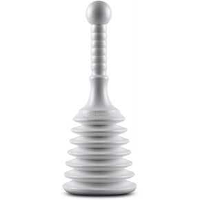 مكبس الحوض والصرف الرئيسي MPS4-4 لأحواض المطبخ وأحواض الحمامات والاستحمام وأحواض الاستحمام. تصميم صغير وقوي مع منفاخ كبير للاستخدام التجاري والسكني، باللون الأبيض in Kuwait