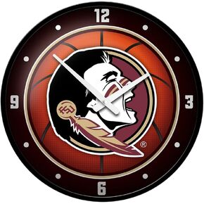 The Fan-Brand NCAA Ohio State Buckeyes: Modern Disc Wall Clock - Sports Team Bar Sign Décor - Home, Dorm, Garage, Office, Fan Cave in Kuwait