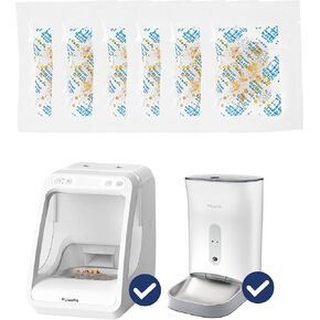 عبوة إعادة تعبئة أكياس تغذية الحيوانات الأليفة من PAWSPIK، عبوات بديلة ممتصة للرطوبة للحفاظ على الطعام الجاف طازجًا وآمنًا للطعام وغير سام، عدد 6 in Kuwait