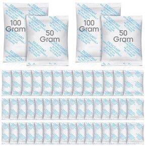 5 عبوات من جل السيليكا 500 جرام، عبوات مجففة لتخزين الطعام الآمن، عبوات ممتصة للرطوبة للتوابل والمجوهرات والملابس والأحذية وخزائن البذور الإلكترونية، إلخ in Kuwait