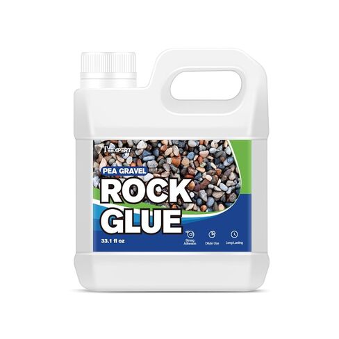Teexpert Rock Glue for Landscaping, Pea Gravel Glue, Pebble Binder 33.1oz, Strong Rock Lock Stone Adhesive for Outside Garden Beds, Driveway Edges, Between Pavers, Fast Dry Eco Safe for Plants Pets in Kuwait