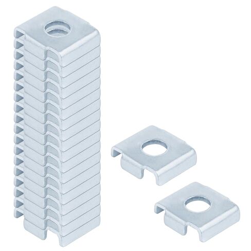 20 Pack Square Saddle Washer Plate for 1-5/8" Strut Channel Accept 5/8" Bolt in Saudi Arabia