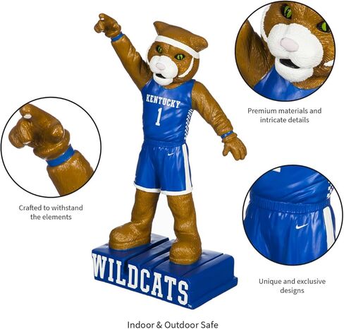 Team Sports America NCAA University of Kentucky Fun Colorful Mascot Statue 12 Inches Tall in Saudi Arabia