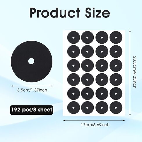 192Pcs Pool Table Marker Dots, Billiard Spot Position Stickers, Billiard Point Sticker Accessories, Pool Table Stickers in Saudi Arabia