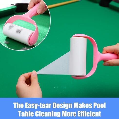 مجموعة فرش طاولة البلياردو مكونة من 10 قطع مع فرشتين خشبيتين وقماش تلميع الطويق، وتلميع جديلة وقماش التنظيف، ونقاط ماركر ولزجة، وإكسسوارات طاولة لينت رولربول in Kuwait