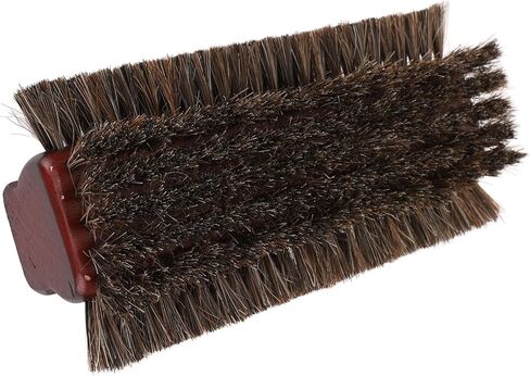 Billiard Table Brush, 3 Sided Wooden Horse Hair Pool Table Brush Cleaner with Horsehair Wood Handle for Cleaning Pool Tables Corner Edges, Burgundy in Saudi Arabia