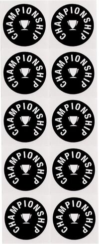 Championship Billiard Pool Table Spots 10 pcs - 1.1" /28 mm - Black - Self-Adhesive in Kuwait