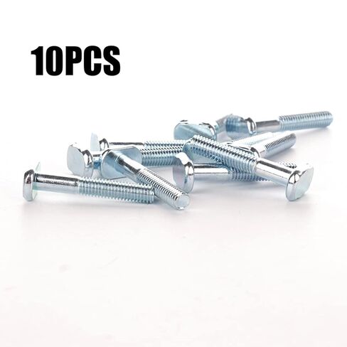 T-Screws,T Slot Drop-in Bolt,10pcs/Set Carbon Steel M6-40T 40mm T-nut，Sliding Screws Miter Track T-Slot Woodworking Tool T-Nuts Hammer Head in Saudi Arabia