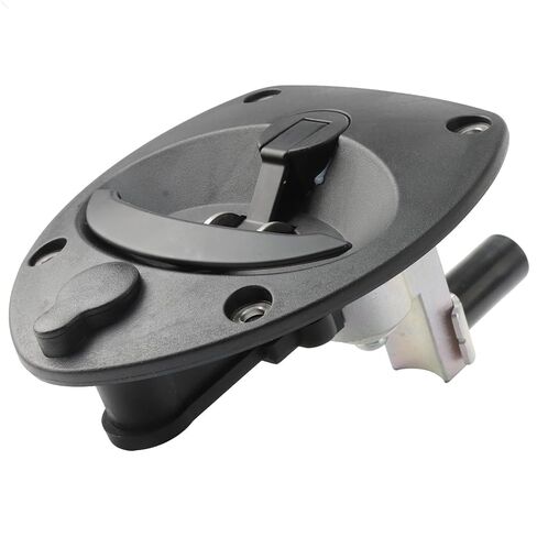 0for 406-0972-01 مولد مزلاج الباب T مقبض مع 2 مفاتيح CH751 لتناسب الأسود in Saudi Arabia
