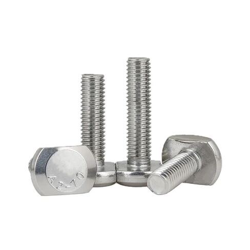 T-Screws,T Slot Drop-in Bolt,1PCS Stainless Steel 304 Type Screws T-Slot Bolts T-Shaped Pressure Plate GB37 M5 M6 M8 M10 M12(M12x60mm) in Saudi Arabia