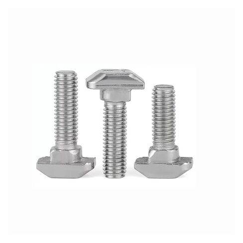 T-Screws,T Slot Drop-in Bolt,304 Stainless Steel T-Shaped Screw/T-Shaped M6 M8(10pcs M8X40) in Saudi Arabia
