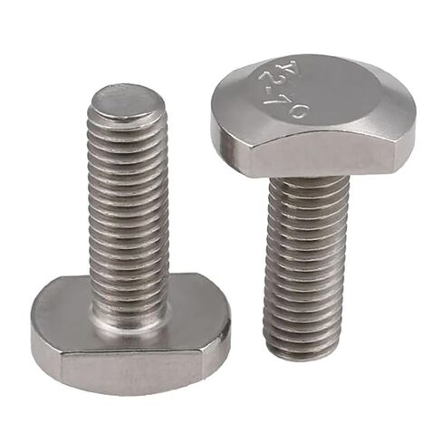 مسامير T، مسمار منسدل بفتحة T، M5 M6 M8 M10 M12 304 من الفولاذ المقاوم للصدأ T-Bolt على شكل حرف T لوحة ضغط مسامير الربط (M10x401pcs) in Saudi Arabia