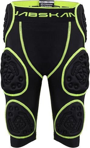 حزام كرة القدم الممتاز للشباب ذو 7 وسائد من أجل الحماية القصوى والأداء - متين وخفيف الوزن ومريح. in Kuwait