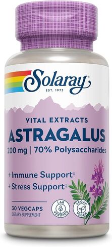 Solaray Astragalus Extract, 200mg, 30 Count in Saudi Arabia