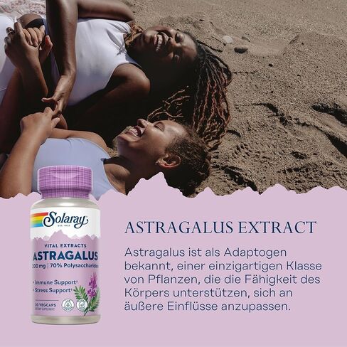 Solaray Astragalus Extract, 200mg, 30 Count in Saudi Arabia