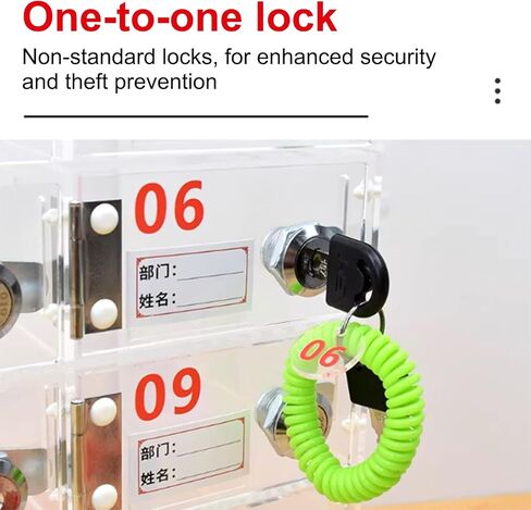 20 Slot Cell Phone Storage Box, Acrylic Clear Cell Phone Storage Cabinet, Wall Mounted with Door Locks and Keys for Office School Factory in Saudi Arabia