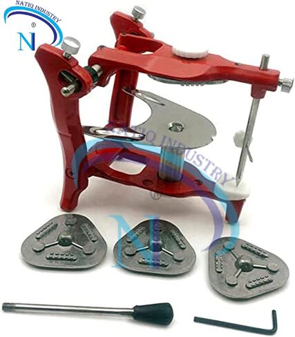 Natiqind Natiqind مفاصل أسنان مغناطيسية جديدة كبيرة، أداة مفصلية أسنان قابلة للتعديل، أدوات مختبر الأسنان، أحمر، Na-Arti-001 in Kuwait