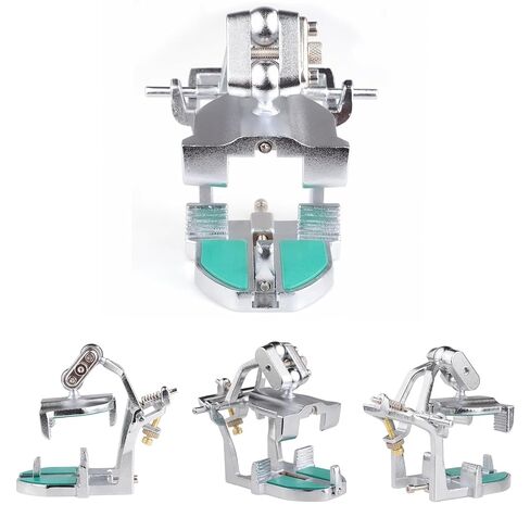 REEHUT Dental Universal Articulator With Magnetic Mounting System Large Size Adjustable Universal Articulator Jaw Frame Lab Equipment in Kuwait