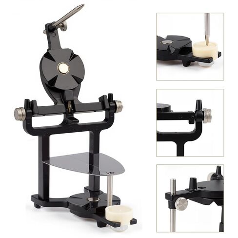 Lab Large Magnetic Articulator,Adjustable High Precision Denture Articulator for Dental Labs -Black JT-02B in Kuwait