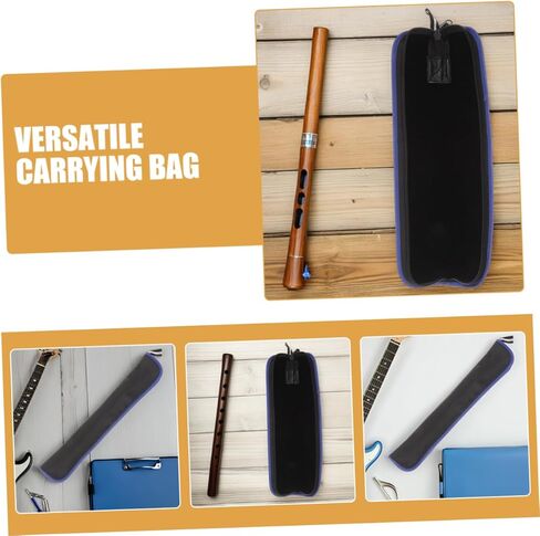 UPKOCH 4 قطعة حقيبة مسجل قماش أكسفورد حقيبة الساكسفون تخزين الناي حقيبة حمل أداة ناعمة للموسيقيين in Kuwait