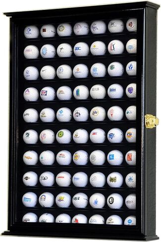 70 Golf Ball Display Case Cabinet (Cherry) in Saudi Arabia