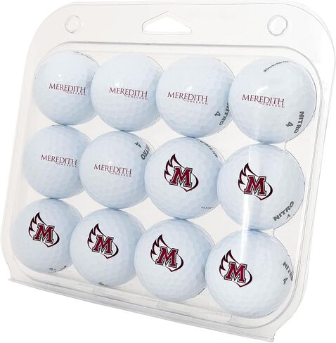 Desert Cactus Meredith College Golf Balls 12 Pack – MC Avenging Angels Full Color Dozen – Officially Licensed Sport Team Accessory in Saudi Arabia