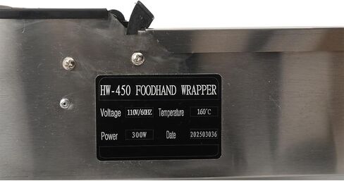 Hand Wrapping Machine, 110V Film Wrapping Machine, 16inch Width Film Sealing Machine, Food Wrap Film Dispenser Wrapper Wrapping Machine for Food Fruit Tray Food Packaging 18/450mm in Kuwait