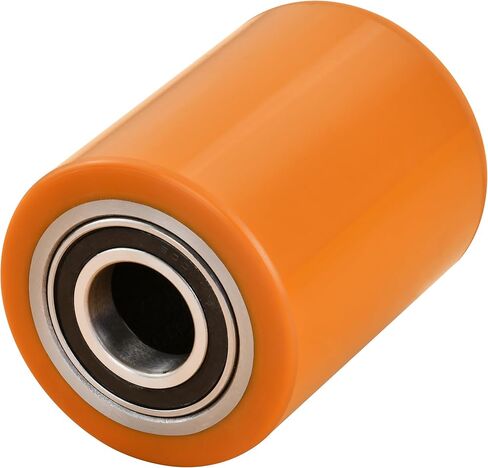 Electric Pallet load wheels 3.35 X 4.33'' (85 X 110mm) with Pre-Installed Bearings 30mm ID Includes Pins in Kuwait