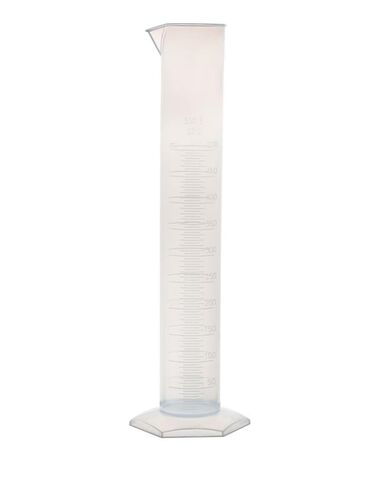 United Scientific™ Plastic Graduated Cylinder, 500mL - Scientific Measuring Cylinder with Hexagonal Base - Polypropylene Plastic - Laboratory Quality, Autoclavable in Saudi Arabia