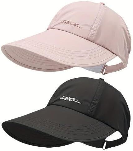2-Pack UPF Sun Protection Baseball Hat for Men and Women,Quick-Drying Waterproof Wide Brim Outdoor Sports Hat in Saudi Arabia