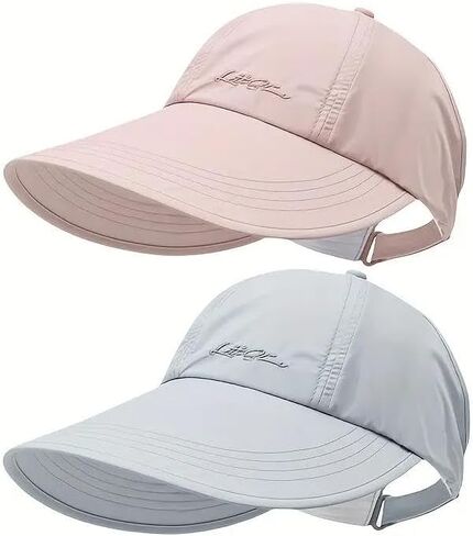 2-Pack UPF Sun Protection Baseball Hat for Men and Women,Quick-Drying Waterproof Wide Brim Outdoor Sports Hat in Saudi Arabia