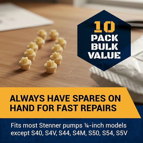 Duck Bill Check Valve Replacements | Compatible with Stenner Pumps - 10 Pack Santoprene Duckbill Valves Pump Parts (MCCVDB0) in Kuwait