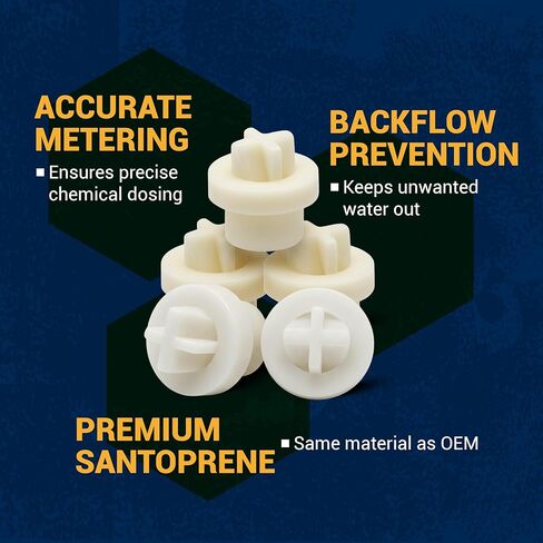 Duck Bill Check Valve Replacements | Compatible with Stenner Pumps - 10 Pack Santoprene Duckbill Valves Pump Parts (MCCVDB0) in Kuwait