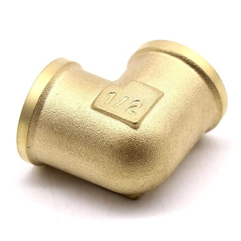 1/8" 1/4" 3/8" 1/2" 3/4" 1" Female x Male Thread 90 Deg Brass Elbow Pipe Fitting Connector Coupler for Water Fuel Copper Adapter(1l4 Female to Female) in Kuwait