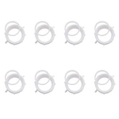 #US 8pk Y 1.25" PVC Threaded Pipe Fitting Contor Ring Adapter Slip-Joint Nut in Saudi Arabia