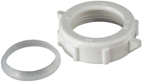 For PLUMB PAK PP956 1 1/4 PLASTIC PVC WHITE SLIP For JOINT SINK DRAIN NUT & WASHER, for slip nut washer 2 inch, for washer slip joint 2 1/4, for pvc slip joint nut, for plumb sink nut washer slip join in Kuwait