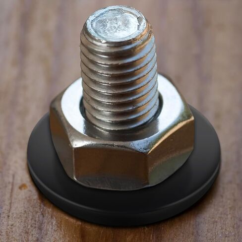 50-Piece M6 304 Stainless Steel Flat Washers - Black Finish Screws Washers and Repair Washers for Industrial, Automotive and Home Use in Kuwait