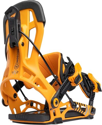 Nidecker Flow Nx2 Fusion Speed Entry Snowboard Bindings, Mango, Medium in Kuwait