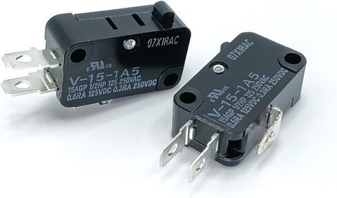 Micro Switch V-15-1A5 Two-pin Set Normally Open Short Swing Lever Type in Saudi Arabia