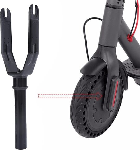DAUERHAFT Aluminum Alloy Front Fork, Wear Aluminum Alloy Anti Replacement Electric Scoter Fork for Electric Scoote, normal, popular in Saudi Arabia