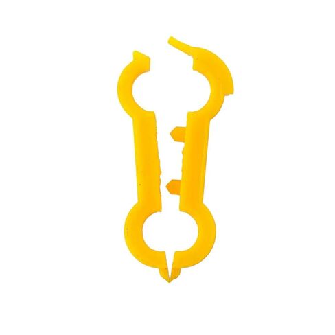 Foot Tag Clips Bird Ring Leg Bands, Pack of 10 Parrot Foot Correction Ring Yellow 4mm/5mm/6mm(4mm) in Kuwait