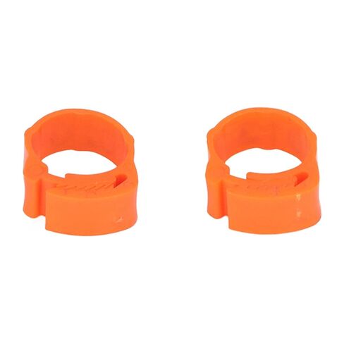 Foot Tag Clips Bird Ring Leg Bands, Plastic Numbered Pet Leg Rings Orange 50 pcs for Poultry and Birds 1-50 in Kuwait